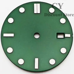 Vibrant Luminous Watch Dial - 32mm, Black - Blue - Green - White Combo (Green)