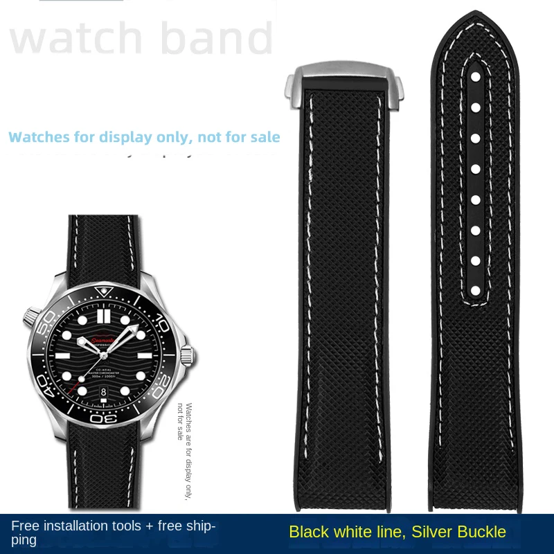 Premium Nylon Waterproof Strap in Orange - 20mm, 21mm, 22mm Sizes
