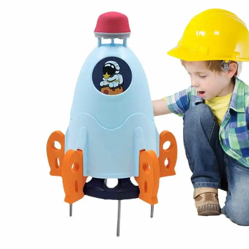 

Outdoor Sprinkler Toys Rocket Sprinkler Toy For Kids Summer Gifts For Kids Aged 4-8 Water Toys For Garden Yard Outdoor