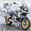 1/9 R1250 GS ADV Alloy Racing Motorcycle Diecasts Street Sports Motorcycle Model Simulation With Light Collection Childrens Gift 1