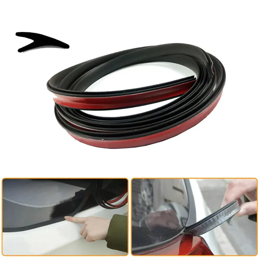 

2 Meter Universal Car V Shape Window Edge Moulding Trim Decorate Sealing Weatherstrip Rubber Seal Weather Strip Hollow Glass