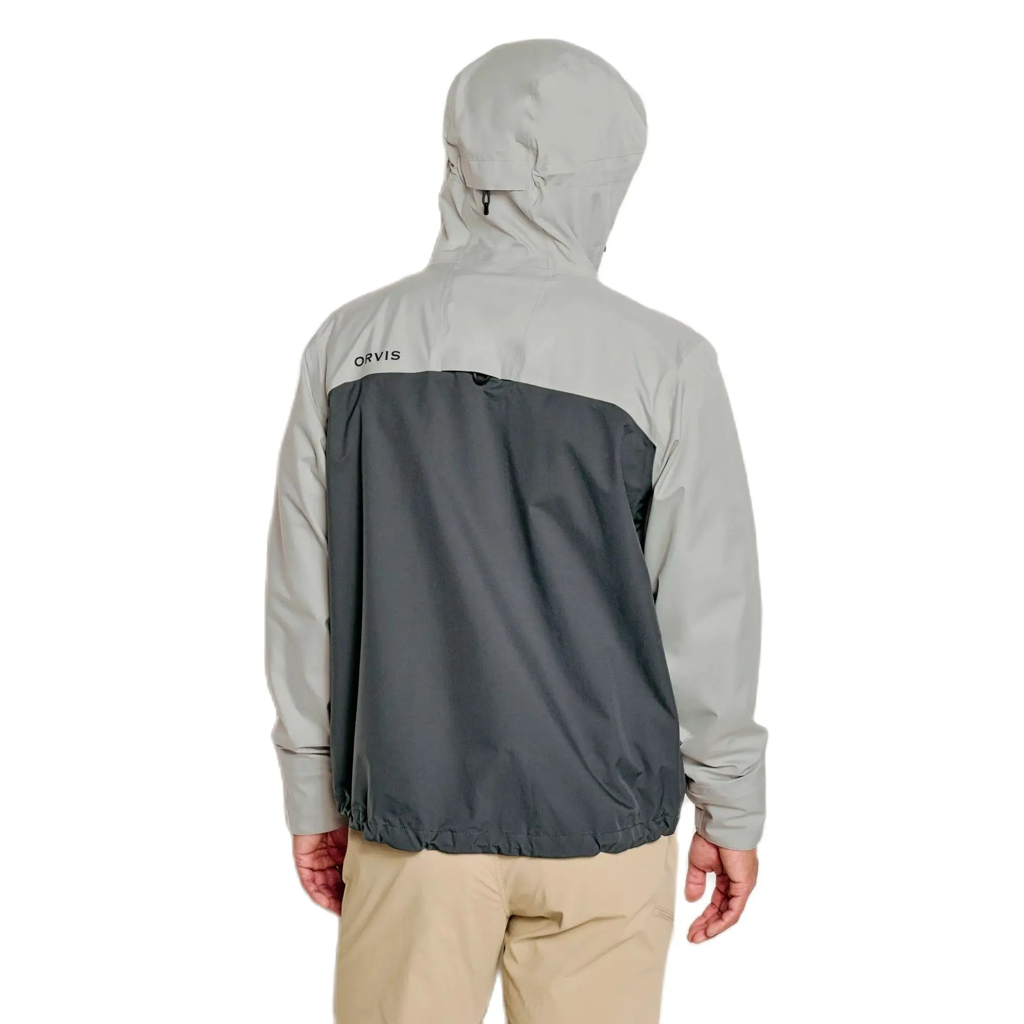 Men's Ultralight 3L Wading Jacket Waterproof Breathable for Hunting Camping Fishing - Lightweight Outdoor Rain Outwear 4