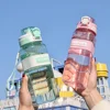 800ML Sports Water Bottle Large Capacity Plastic Cups Leakproof Drinking Bottle Portable Water Cup For Travel Outdoor Drinkware 2