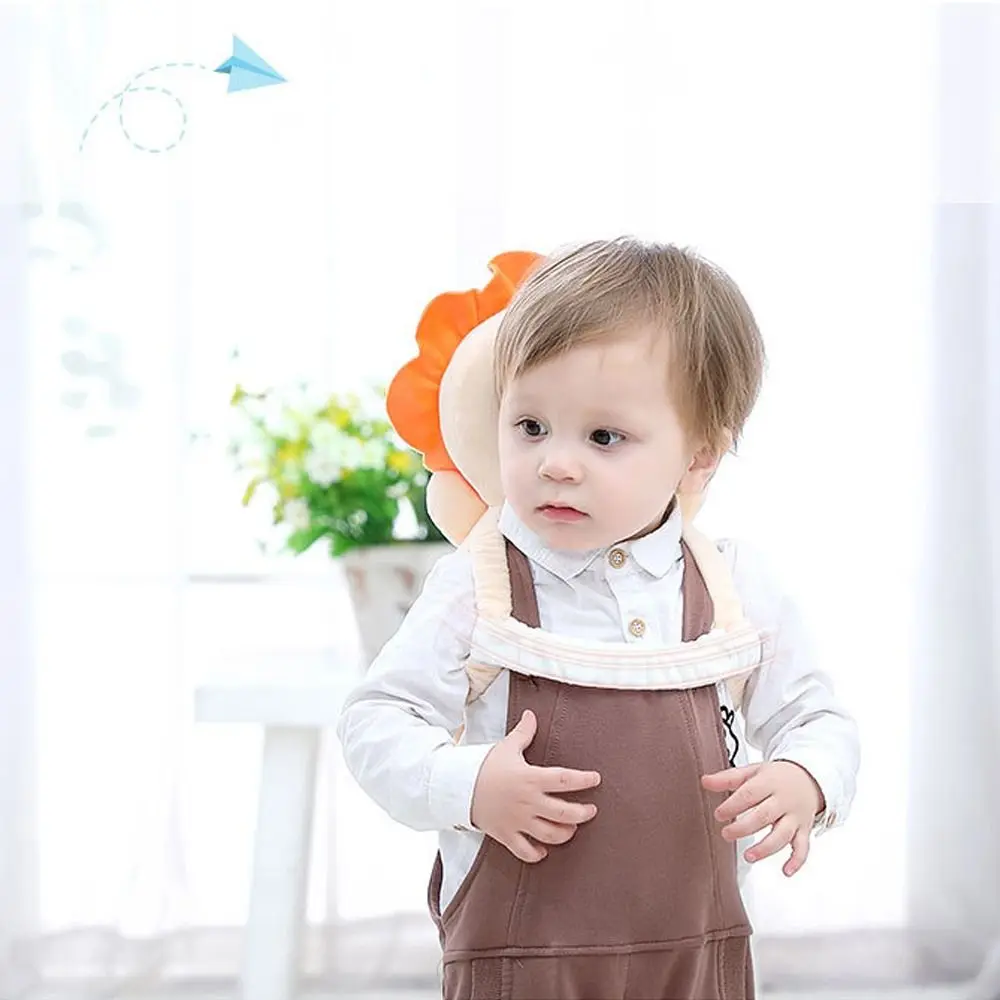 Cotton Baby Head Protection Cushion Adjust Strap Soft Toddlers Backpack Pillow Reduce Fall Shock Safety Back Cushion Baby 2