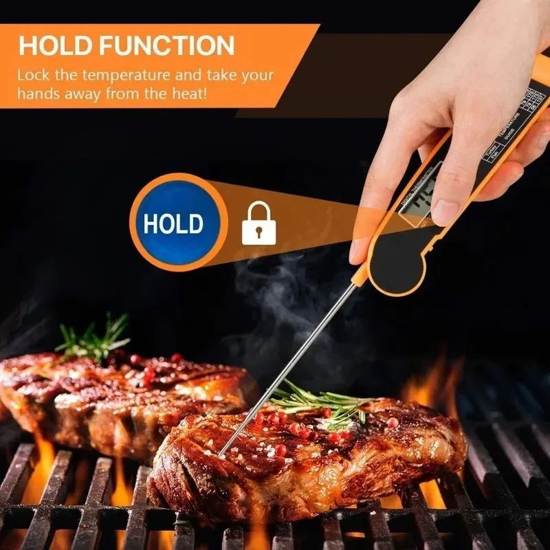 High Precision Digital Kitchen Food Thermometer For Meat Water Milk Cooking Food Probe BBQ Electronic Oven Thermometer Kitchen