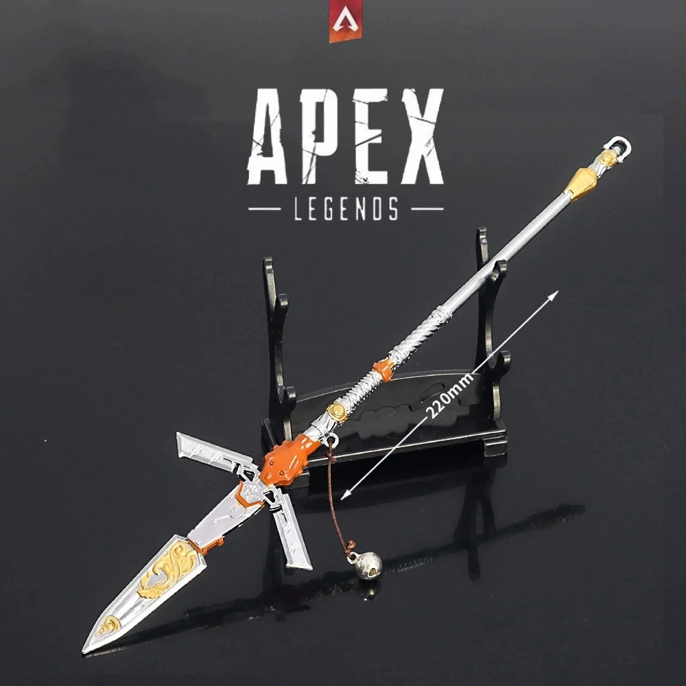Apex Legends Valkyrie Spear Portachiavi 22Cm Heirloom Kairi Imahara Legacy Spear Sword Portachiavi Gioco Anime Arma Modello Giocattoli Regali
