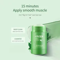 Masque au thé vert pour le visage, nettoyage du thé vert, hydratant en profondeur, rétrécit les Pores, points noirs, acné, soins pour la peau coréens 4