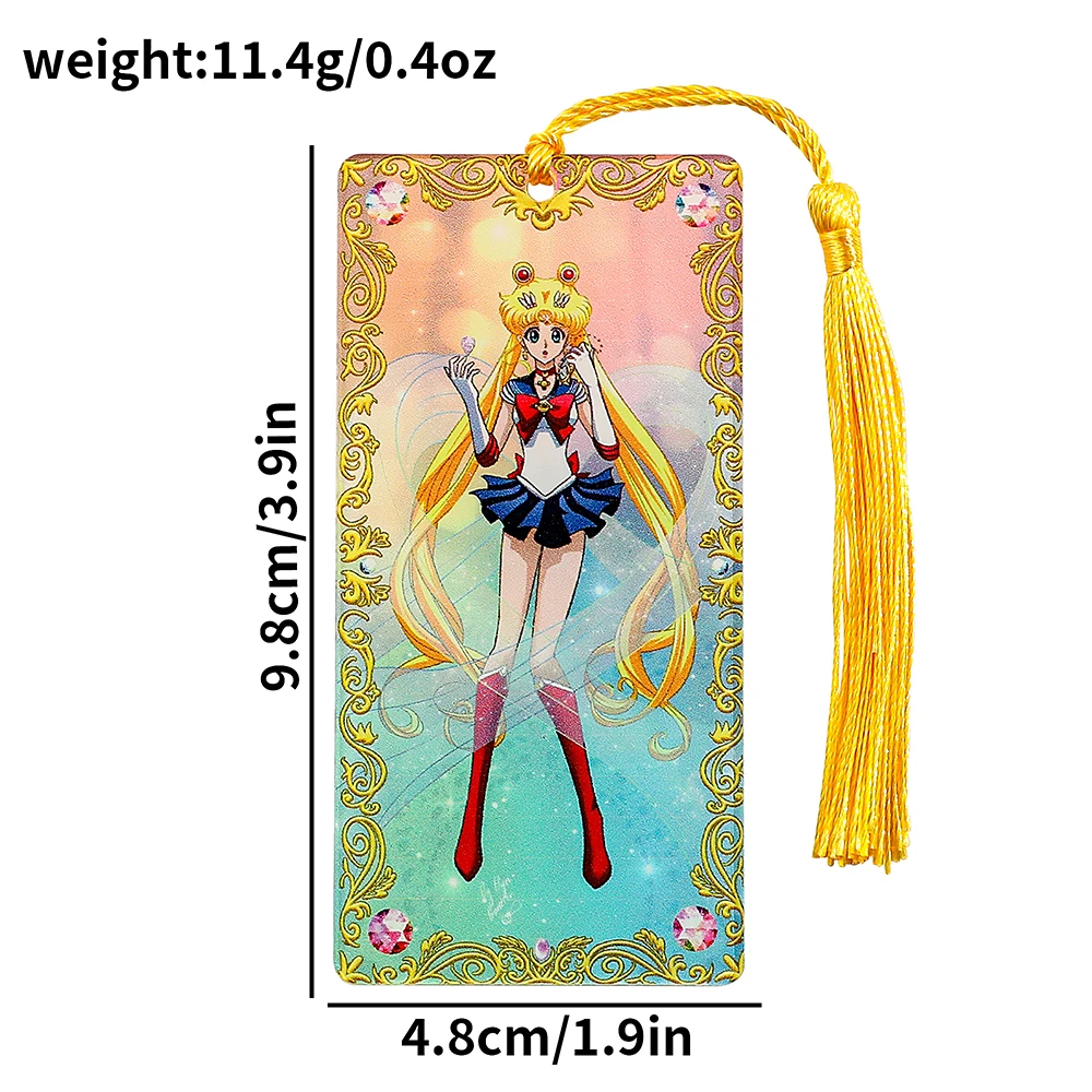 8 estilo anime americano menina guerreiro livro marca marinheiro lua  acrílico marcador presente para fãs dos desenhos animados livro fãs ler  marcador das mulheres dos homens - AliExpress, image size:1000x1000
