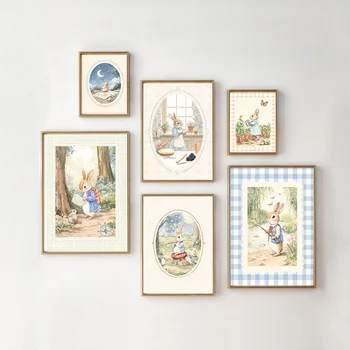 Boho Rabbit Canvas Art 1