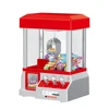 Plastic Mini Arcade Game Machine Coin Operated Music Candy Grabber Party Supplies Battery Powered Entertainment for Kids Adults 2