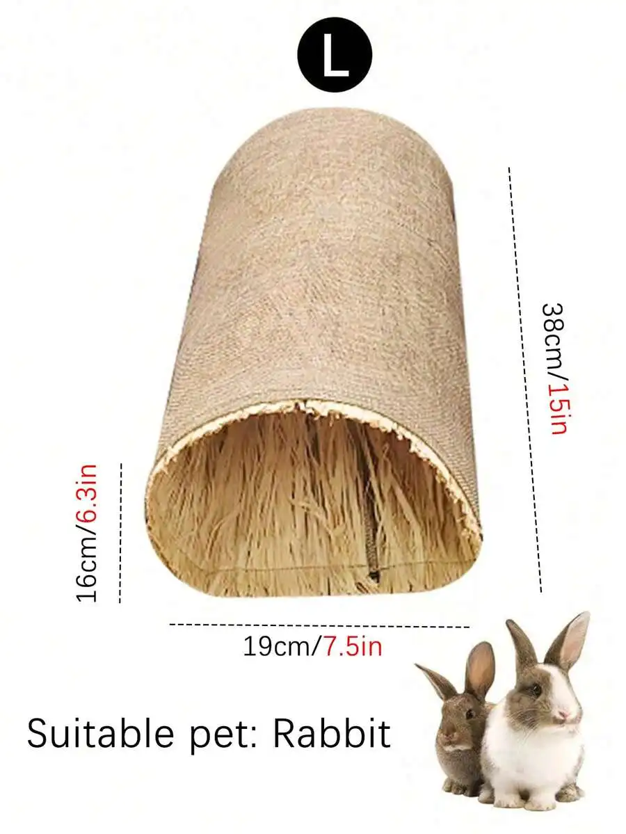 Multi-Functional Foldable Pet Tunnel Arch House For Rabbit Hamster Indoor Outdoor Use