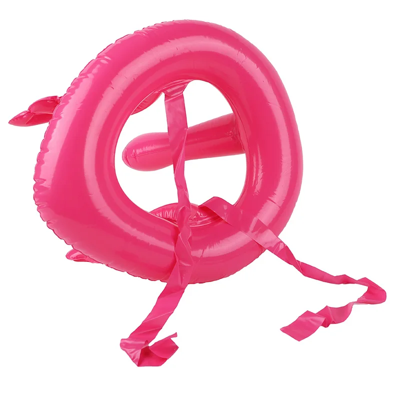 Pink Inflatable Flamingo Ring Toss Throwing Games Summer Beach Pool Party Toys Adult Kids Birthday Party Favors Supplies Gift