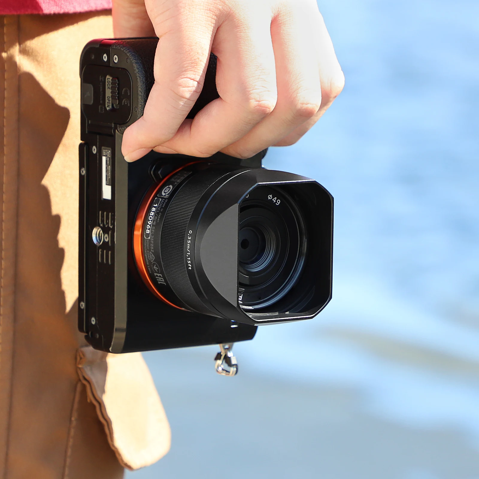 メタルバヨネットレンズフード ソニー Sonnar T* FE 35mm F2.8 ZA