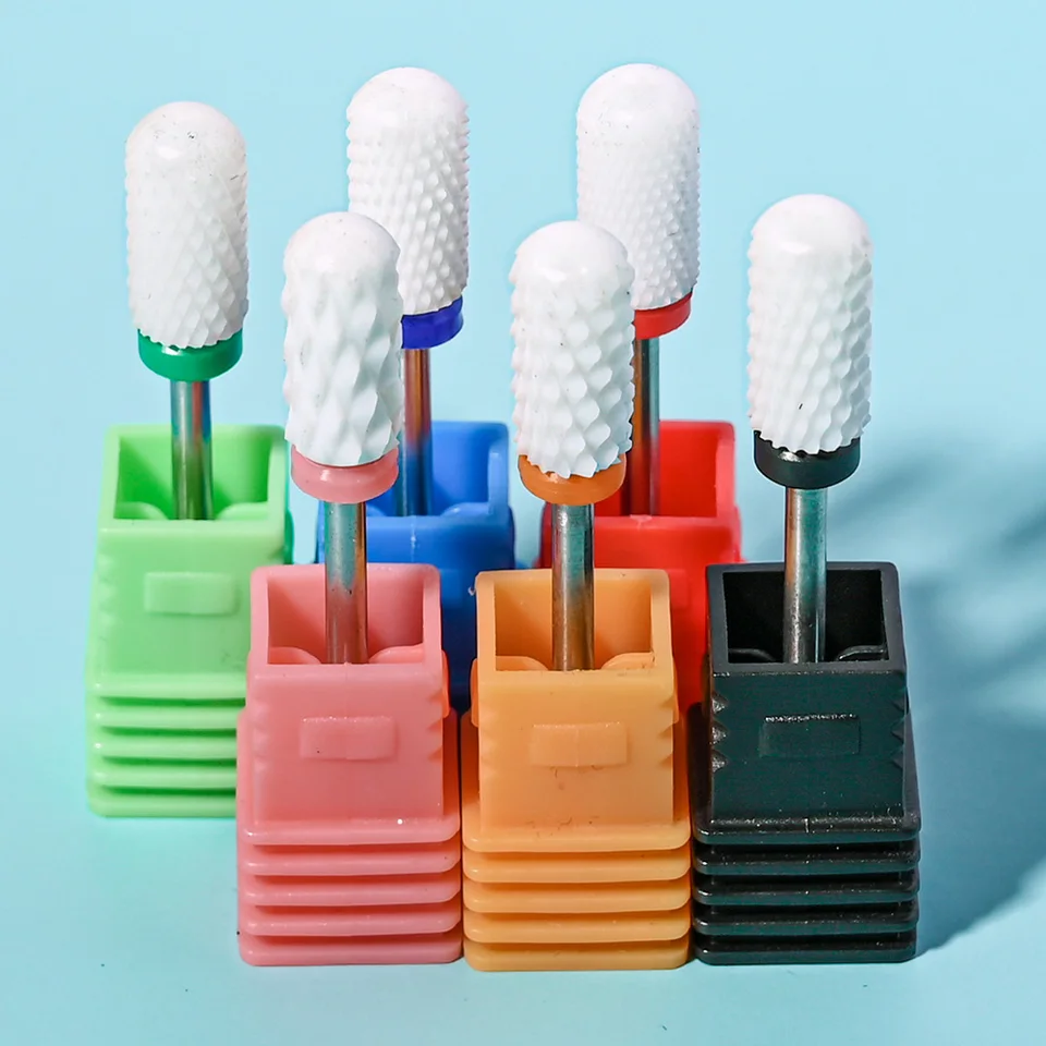 Fresa Grana Media Per Manicure FRESA PER UNGHIE IN CERAMICA BIANCA - Foto 4