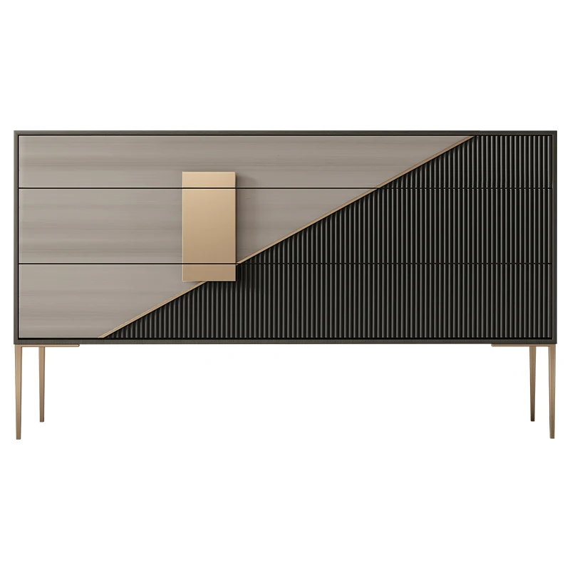 

Minimalist foyer cabinet, modern Nordic entrance decoration cabinet, light luxury living room storage partition cabinet