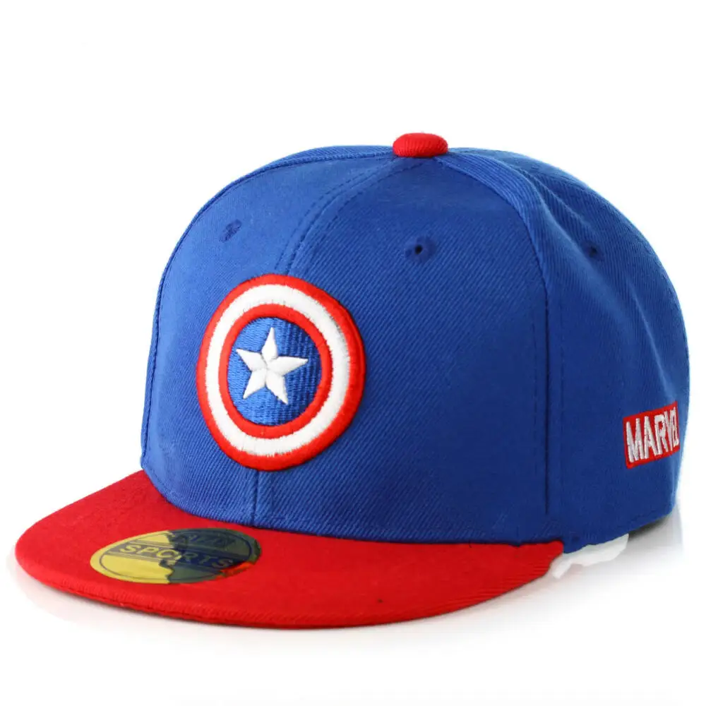 Spiderman Kids Snapback Sun Hat for Boys Girls Hip-Hop Style Superhero Spider Adjustable Embroidery Baseball Cap Cosplay Prop