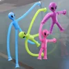 Suction Cup Telescopic Tube Alien Toys Variable Decompression Kids Early Education Puzzle Toys Fun DIY Interactive Game Props 4