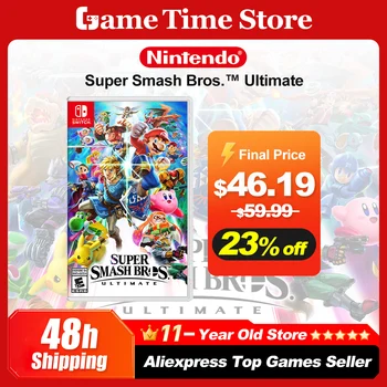 Super Smash Bros. Ultimate Nintendo Switch Offerte di giochi Scheda di gioco fisica originale ufficiale al 100% per Nintendo Switch OLED Lite