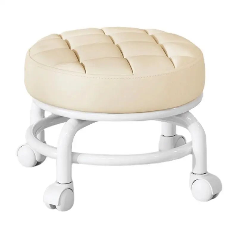 

Rolling Stool Chair Rolling Vanity Stool 360 Rolling Round Rotatable Stool Swivel Stool With Wheels Stool For Rental House