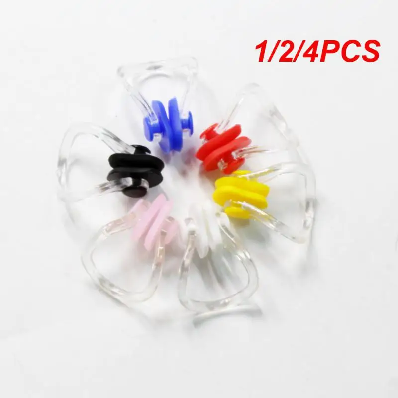 

1/2/4PCS High Quality Waterproof Silicone Swimming Ear Plugs Nose Clip Set Box Packed Earplug For Surfing Diving and Learning