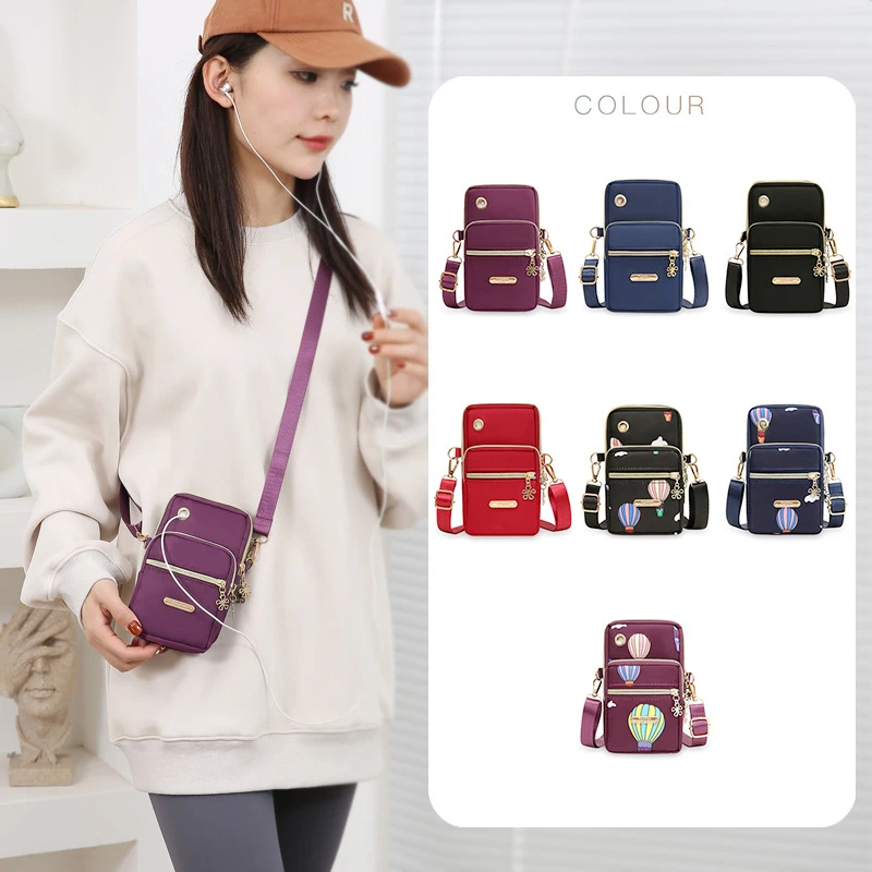 2024Casual Waterproof Nylon Crossbody Bags Women Messenger