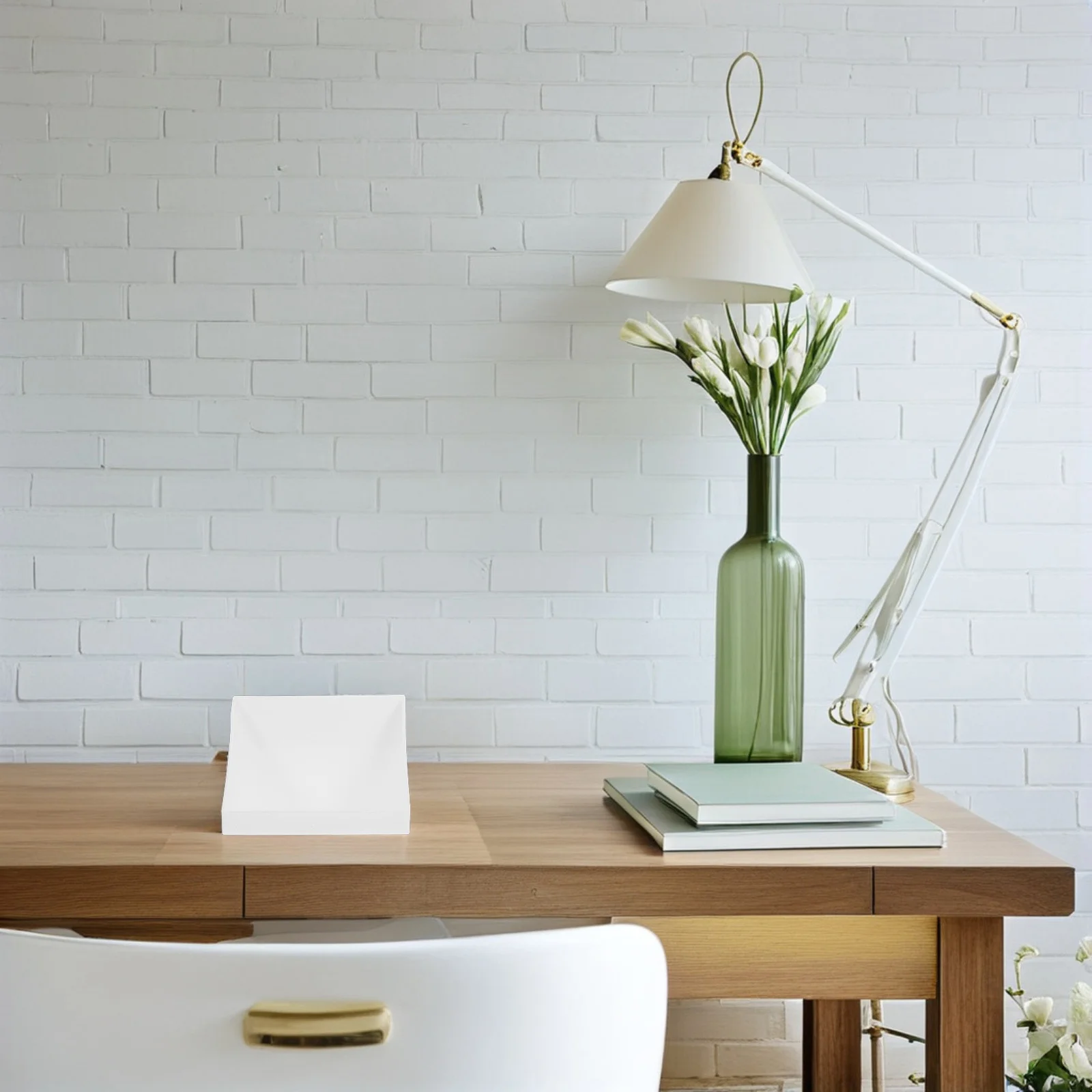 Shelves Storage Box Floating for Office Bathroom Adhesive Foldable Desktop Holder White Container Non-drilling Shelf