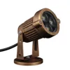 Vintage 3W LED Landscape Lights Cast-Aluminum Waterproof Outdoor Rustic Spotlights for Walls Trees Flags Bronze Garden Lights 1
