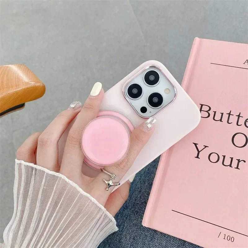 Magnetic Folding Mobile Phone Grip Holder Socket Pocket Support for IPhone 16 15 Samsung Xiaomi Safe Ring Finger Expanding Stand Sd9b0c1fe9c6b4b4fb47de2ed27eb8c11i