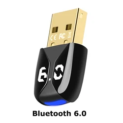 Advanced USB Bluetooth Dongle Adapter - Wireless Transmitter & Receiver (Bluetooth 6.0)
