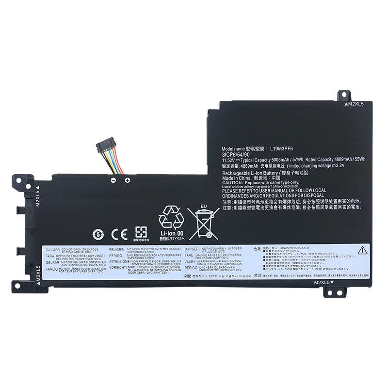 Batterie L19M3PF6 Pour Lenovo IdeaPad 5 15IAL7 15iTL05 15.6