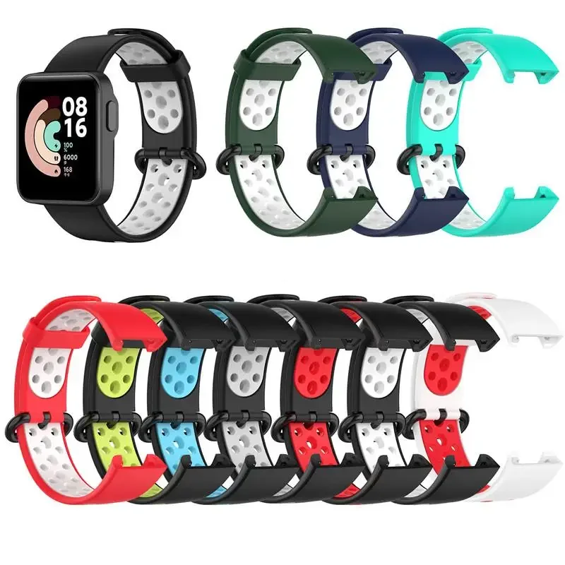 

Strap For XiaoMi Mi Watch Lite 2 Strap Silicone Watchband For Redmi Mi Watch 2 Smart watch Colorful Horloge 2 Poco Bracelet