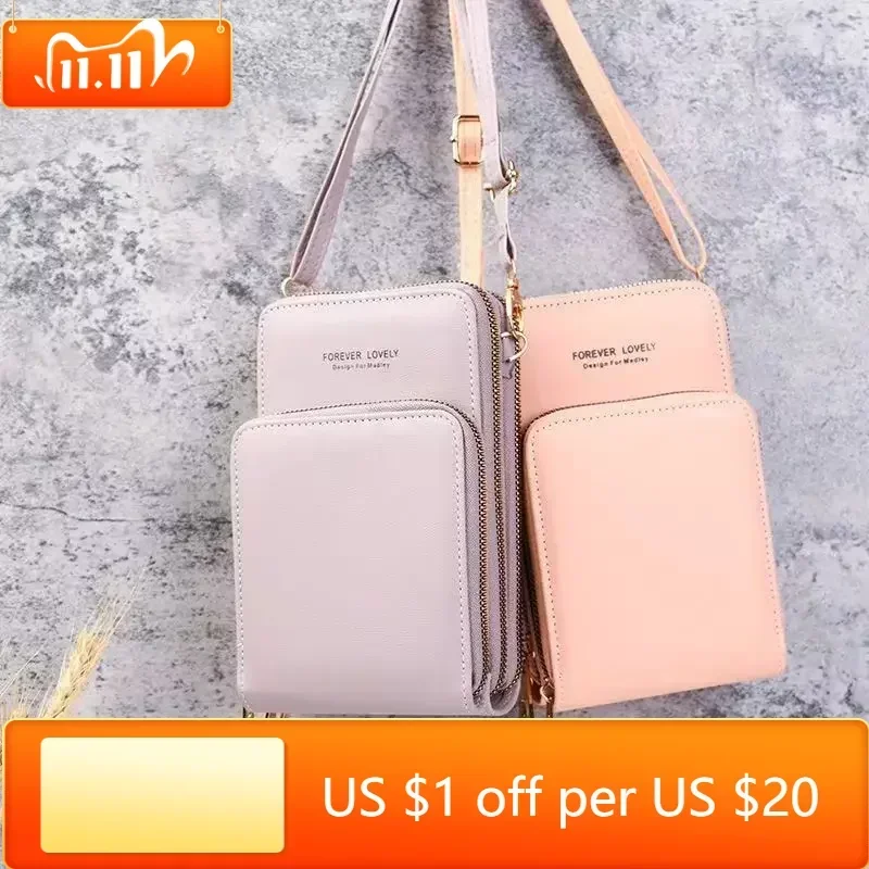 

Сумки через плечо для сотового телефона для женщин, кошелек для телефона с сенсорным экраном, роскошные сумки 2022, Женский кошелек для карт, клатч, сумочки