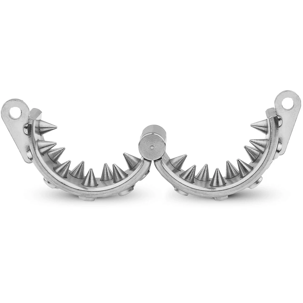 Stainless Steel Spike Penis Rings Lock Bondage Scrotum Dick Chastity Cage Metal Ring Urethral Plug Sex Toy For Men Stimulator penis chastity cage chastity lock sex toy chastity cage accessory