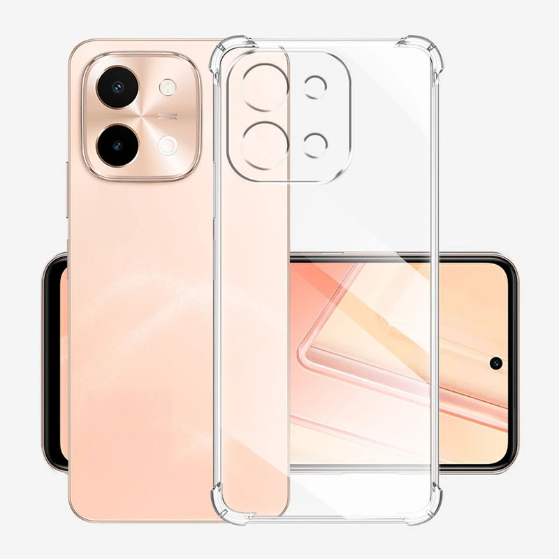 Shockproof Airbag TPU Clear Silicone Soft Phone Case Back Cover