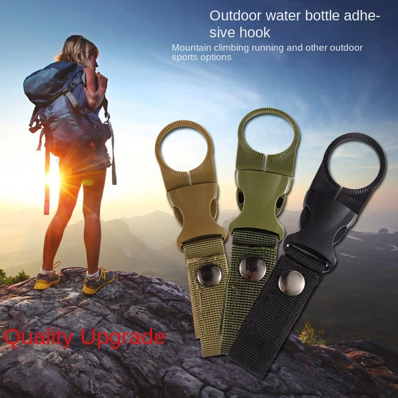BESPORTBLE 16-Pack Silicone Bottle Hanging Clips | Portable Water Bottle Holder For Backpacks, Hiking, Camping