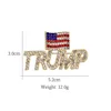 2024 New Europe and The United States Hot Campaign Creative Trump Zircon Brooch High-grade Corsage Pin 5