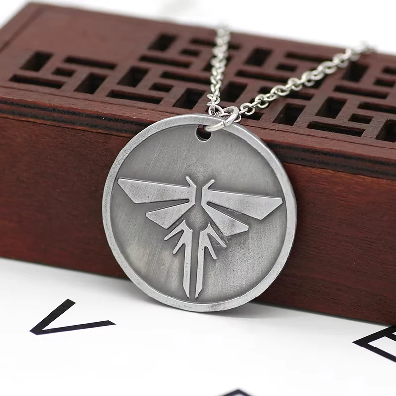 The Last Of Us Necklace Firefly Letters Dogtag Joel Ellie Tess Pendant Vintage Retro Game Jewelry Men Women necklace pendant game necklace