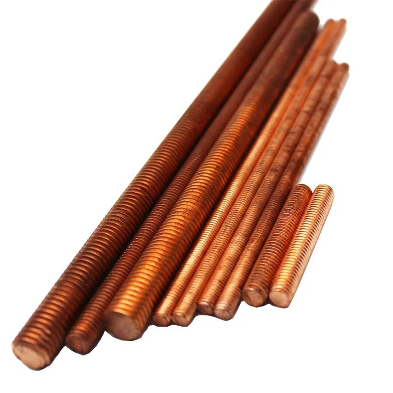 

M4 M5 M6 M8 Copper Threaded Rods Bars Studding Studs All Threaded 30mm 40mm 50mm 60mm 70mm 80mm 90mm 100mm