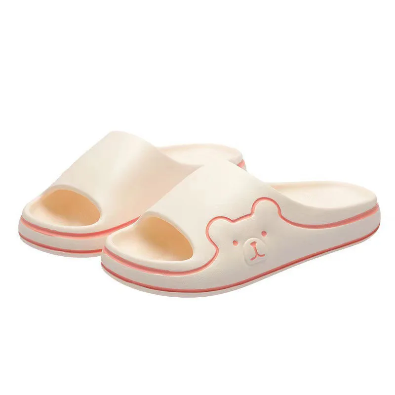 

175Slipper Female couple indoor bathroom bath non-slip plastic slipper men wear outside the home to step on the shit feeling sl