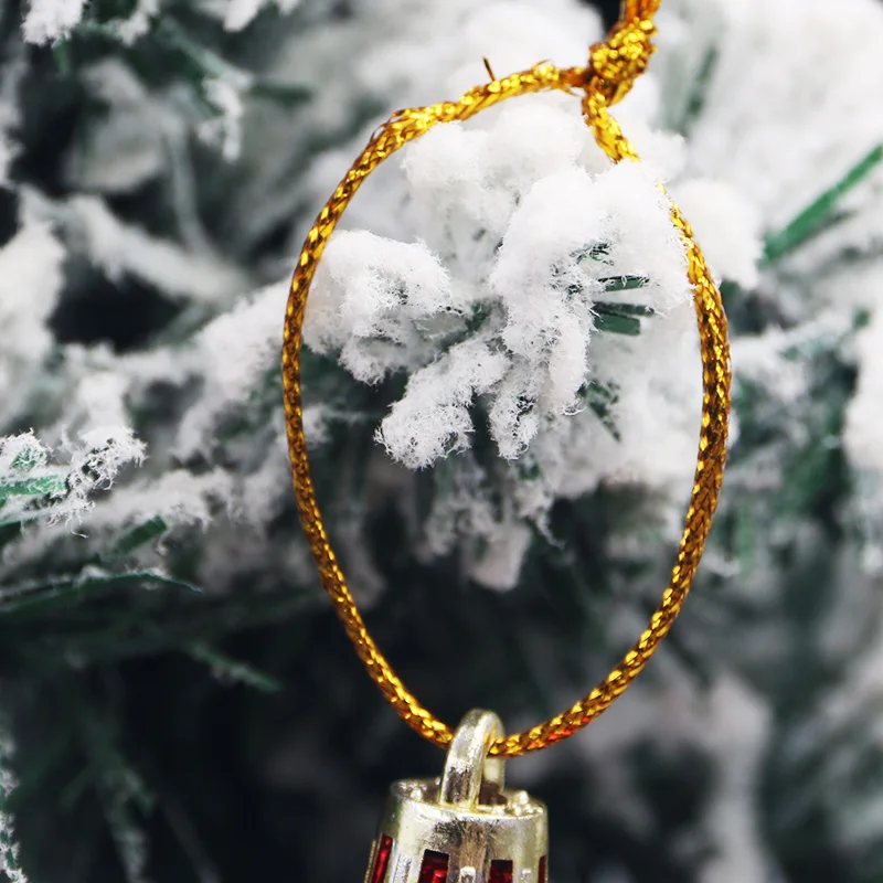 (100 Meters/roll)1mm Wide Hollow 16 Strand Braided Gold Wire Ribbon Flower Cake Gift Box Packaging Ribbon Holiday Decoration DIY