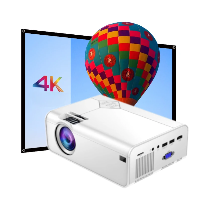 스마트 안드로이드 3D LCD 비디오 1080P LED 홈 시어터 프로젝터 프로..