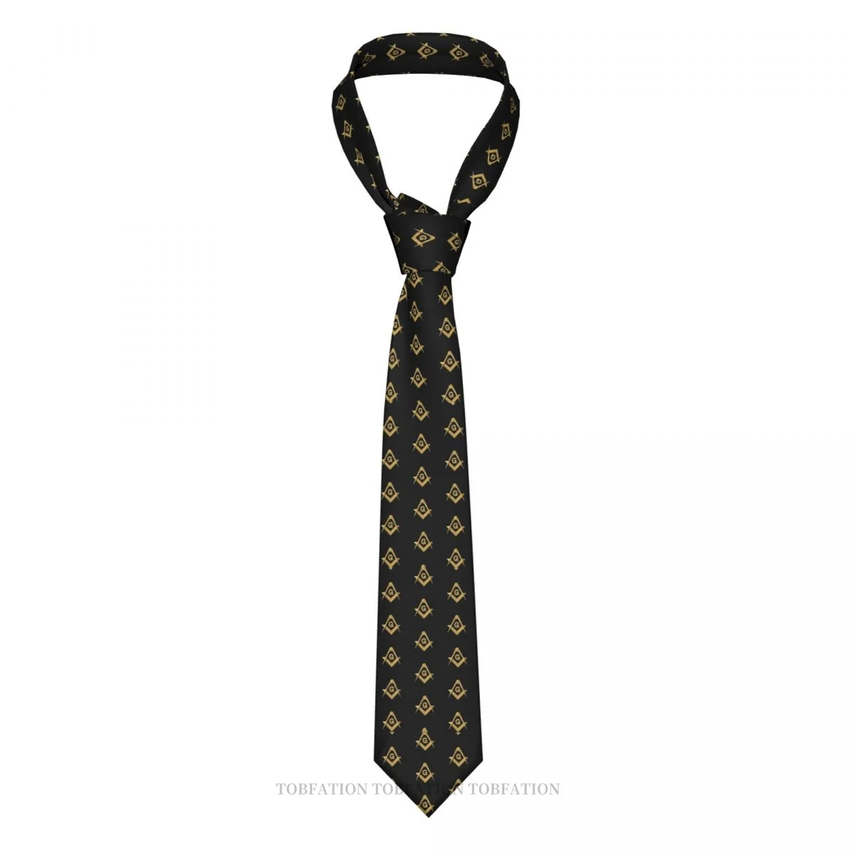 Masonic Tie Freemason Masonic Accessories Black Masonic Tie