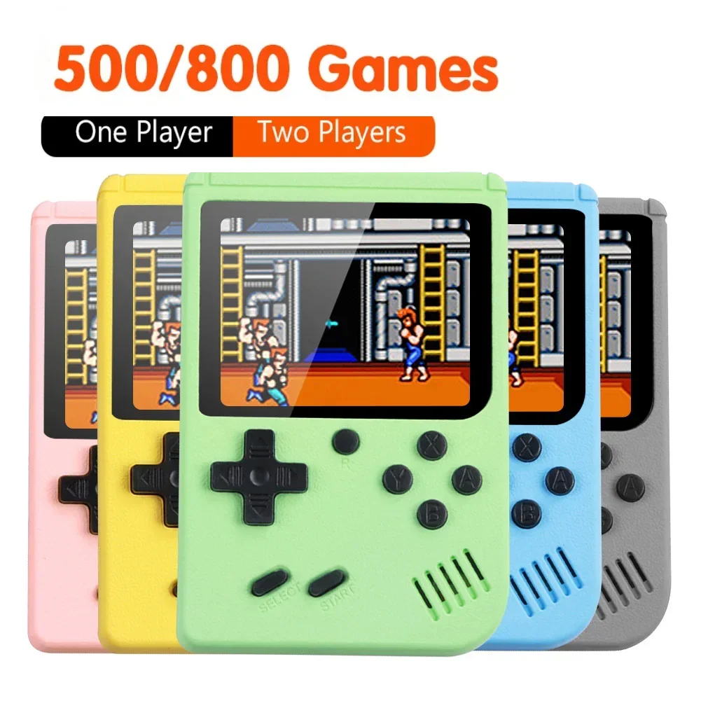 500 IN 1 Retro Portable Mini Handheld Video Game Console 8 Bit 3.0 Inch Color LCD Game Player