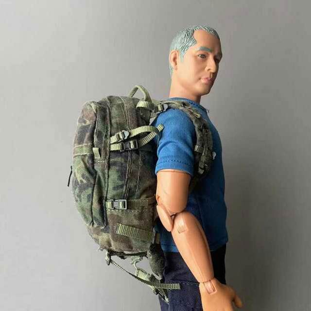 1/6 Backpack Model,Mini,Dress up,Sturdy Bag,Handmade,Action Figure Knapsack