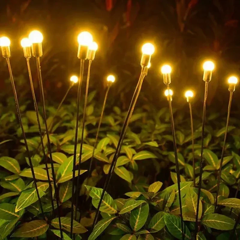 Description Picture 4 of item6/8/10 LED Solar Garden Lights Powered Firefly Lights Outdoor Garden Decoration Landscape Lights Firework Firefly Lawn Lamps