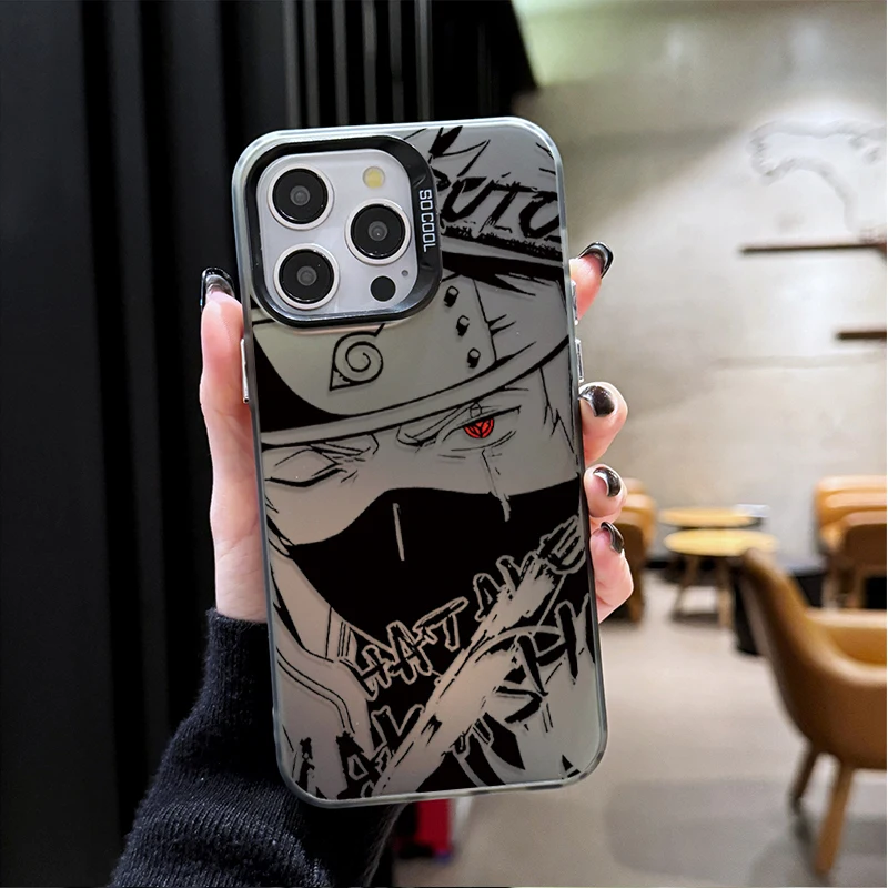 Naruto Sasuke Matte Hard Phone Case – Anime-Inspired Design
