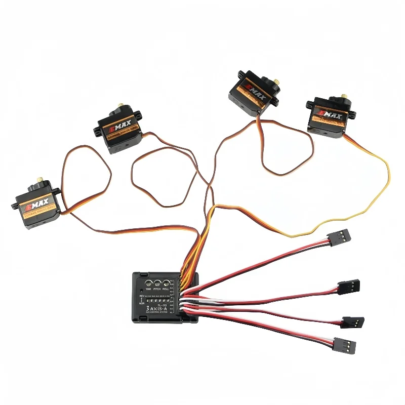Gyroscope 3 axes TL70 pour avion RC aile fixe, delta, V-tail, FPV