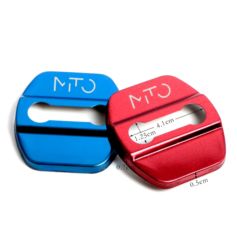 4Pcs/Pack Car Door Lock Cover Decoration Protection Stainless Steel Case For Alfa Romeo MITO Stelvio 156 159 Accessories