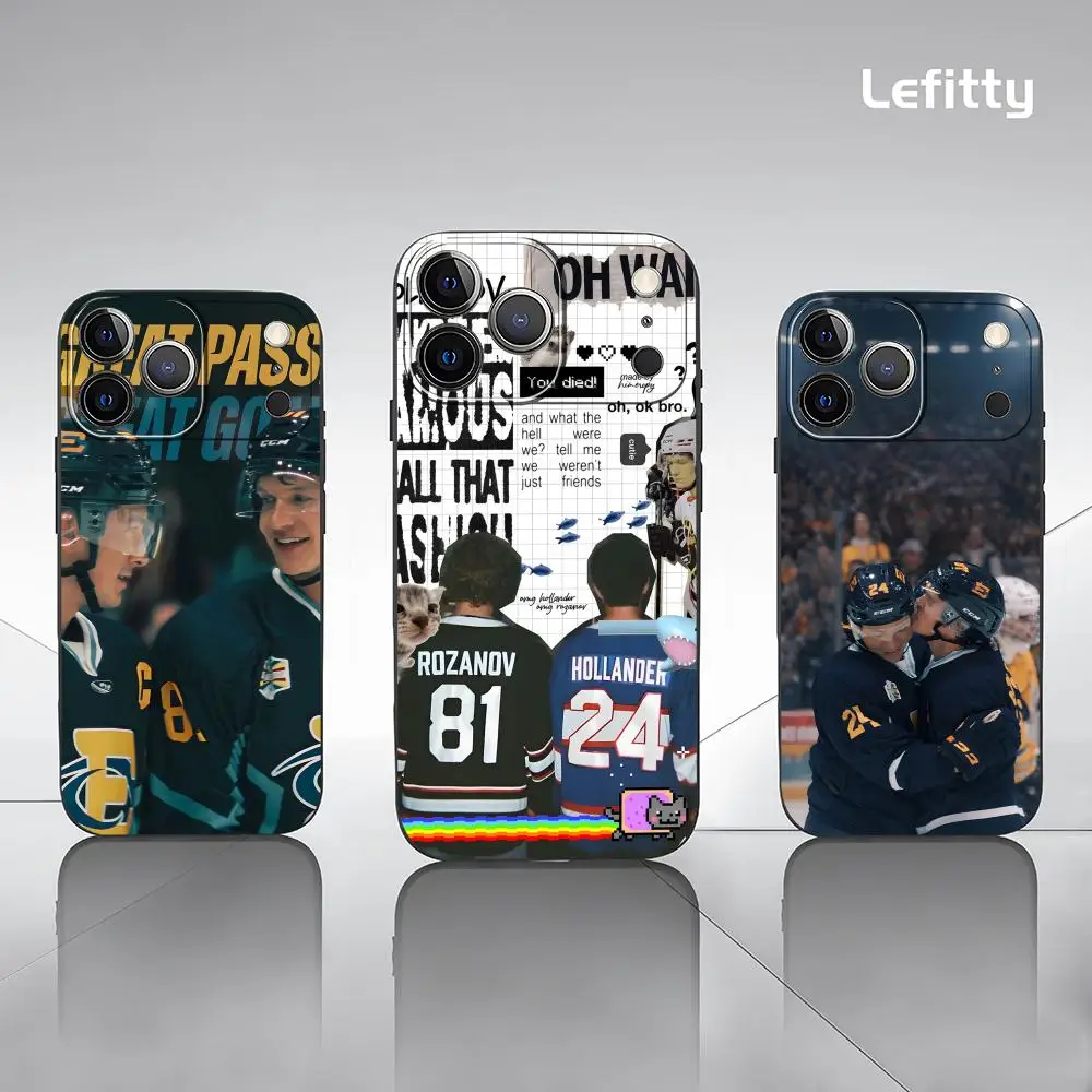 TV Series Inspired Heated Rivalry Black Frosted Soft Phone Case