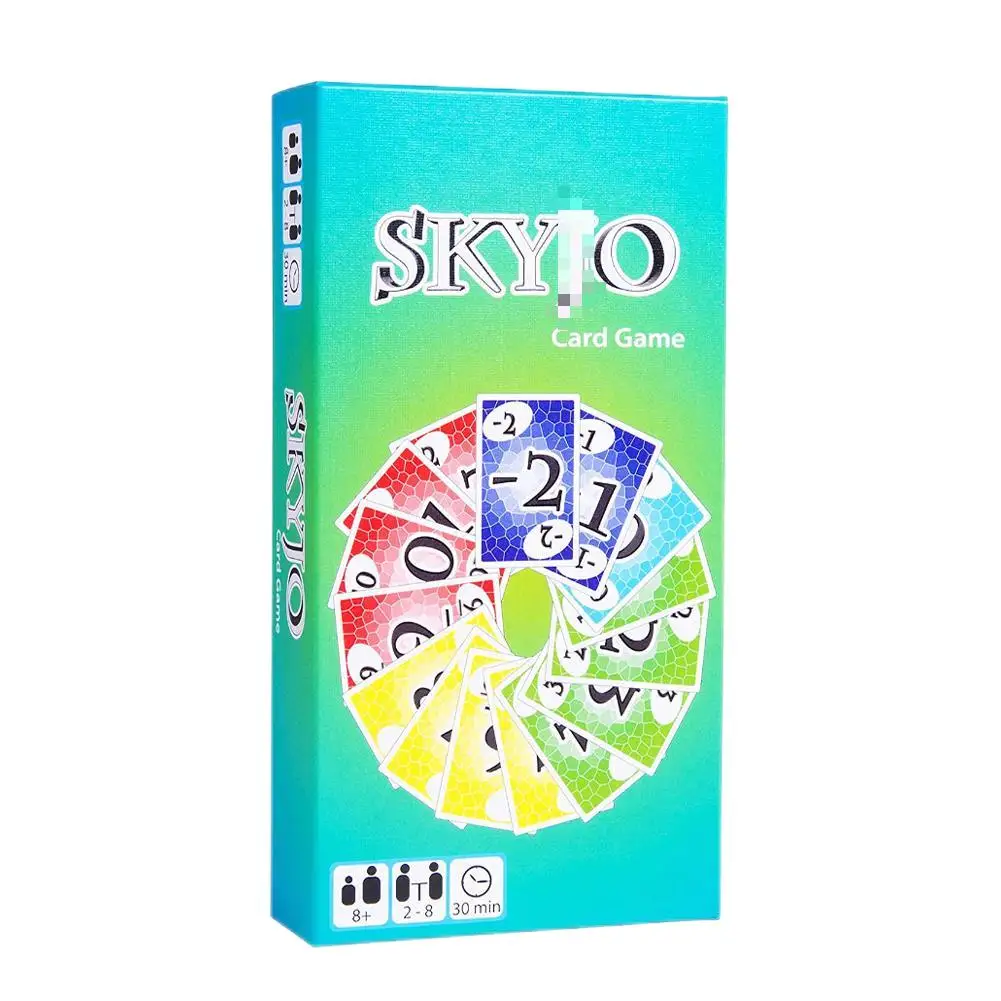 

New Popularity Intellectual Card Board Game Digital English Version of the Card Toy Multiplayer Party Interactive Props